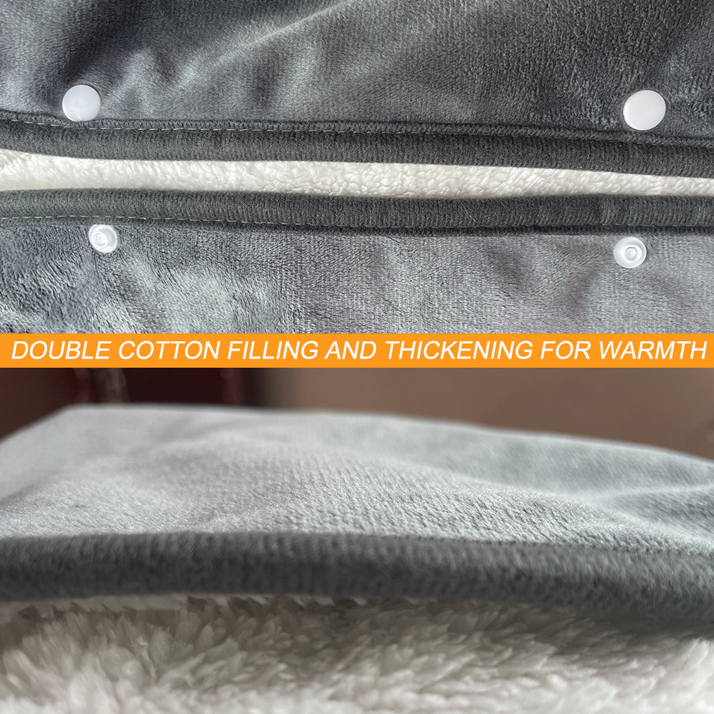 USB electric heating shawl blanket 3 levels 76x150cm multifunctional heating thick shoulder warming blanket power bank heating pad_voghion.com
