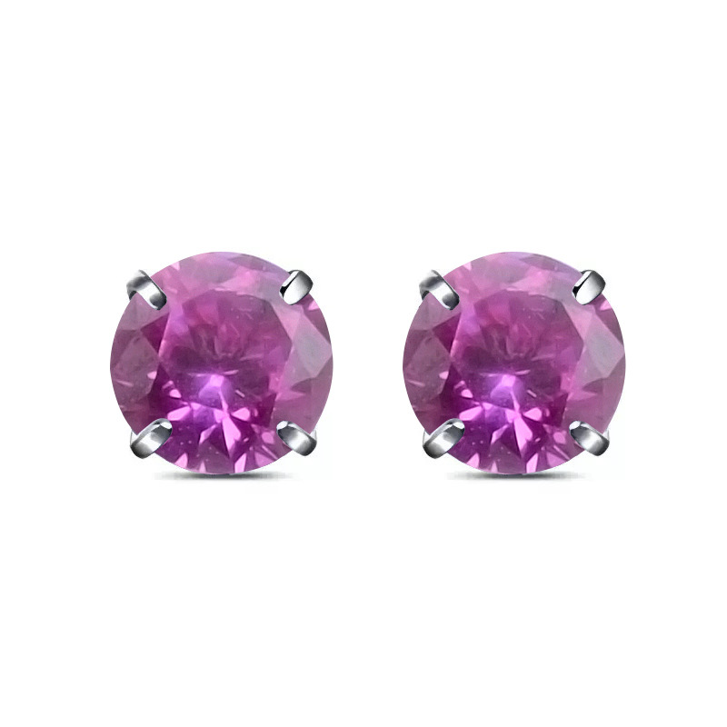 クロスボーダー F136 チタン合金ジュエリーヘッド 5A ジルコン外歯ネジリップネイルイヤリングへそネジ鼻ネジピアスアクセサリー