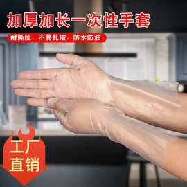 塑料加厚TPE一次性手套盒装防护手套清洁厨房美容美发手部护理