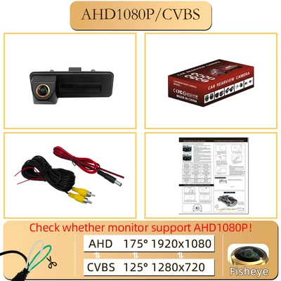 rear view camera, Vehicle camera - ahd1080pcvbs-dual-control-golden-fisheye