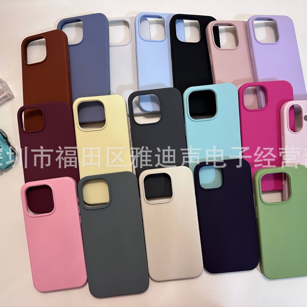 Apple 16 Mobile Phone Case Liquid Silicone iPhone14promax Lens Full-Covered Drop-Resistant 13 Solid Color Protective Case