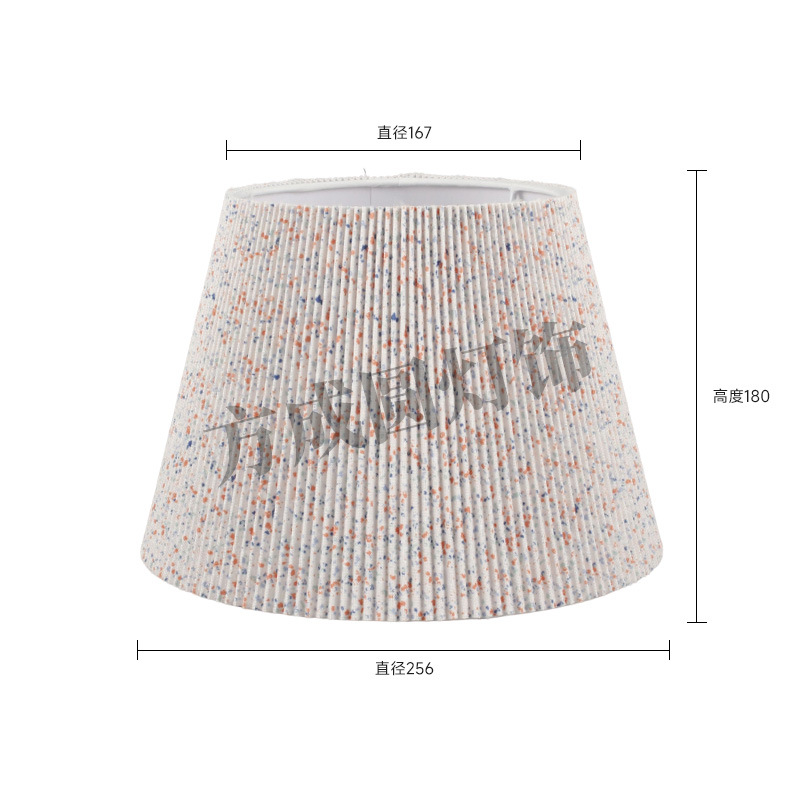Pantalla de lámpara de parche plano plisado, pequeña lámpara de mesa de tela de dormitorio floral fresca, pantalla de lámpara, lámpara de pie de hotel, accesorios de carcasa de pantalla de lámpara