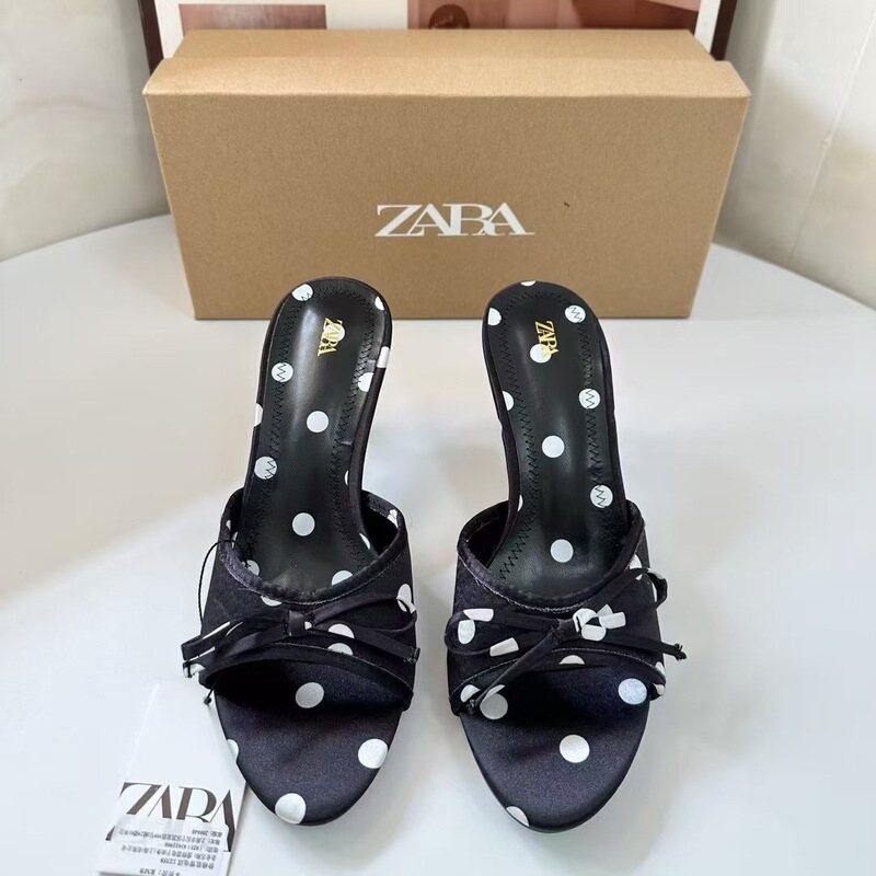 ZA2025 New Summer Top Feet Great-looking Retro Polo Dot Thin Strap High Heeled Sandals Sexy Sandals ZA2025 New Summer Top Feet Great-looking Retro Polo Dot Thin Strap High Heeled Sandals Sexy Sandals