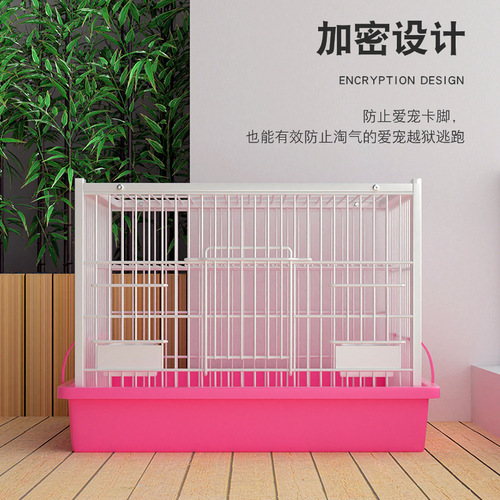 Encrypted rabbit cage anti-spray urine large guinea pig cage anti-splash rabbit cage household indoor pet cage rabbit nest