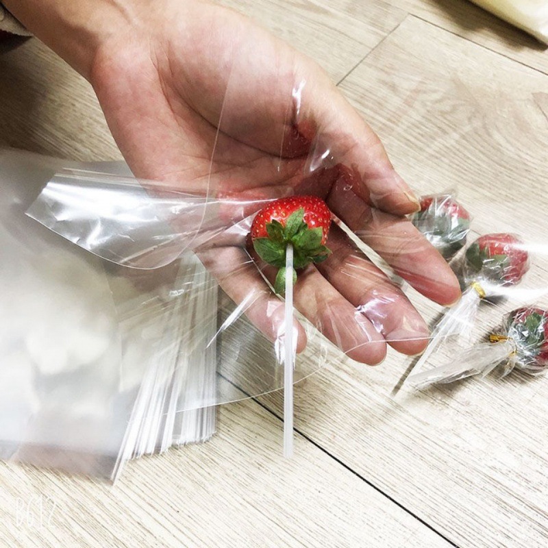透明包装纸花束教师节礼物送创意粘土草莓包装膜玻璃纸diy制作|ms