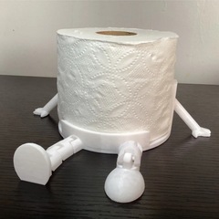 Amazon クロスボーダーベストセラー 3D プリントペーパータオルホルダーホームバスルームロールペーパーホルダークリエイティブ 3D プリント装飾品