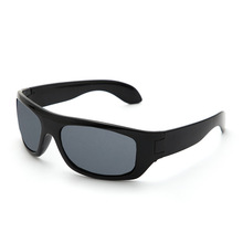 新款男士户外运动太阳眼镜时尚骑行防风沙护目镜简约PC可定制墨镜