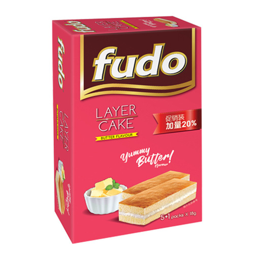 Malaysia Imported Fudo Cake Nutritional Breakfast Snack Cereal Wholesale 108g
