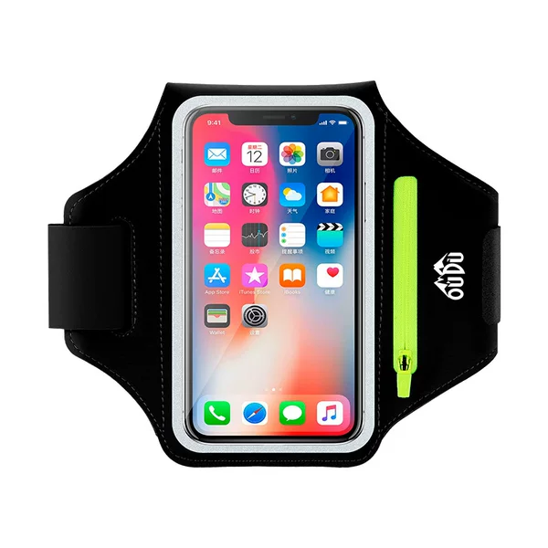Cross-border exclusive supply of new mobile phone arm bag with touch screen window, suitable for running and fitness, compatible with multiple phone models