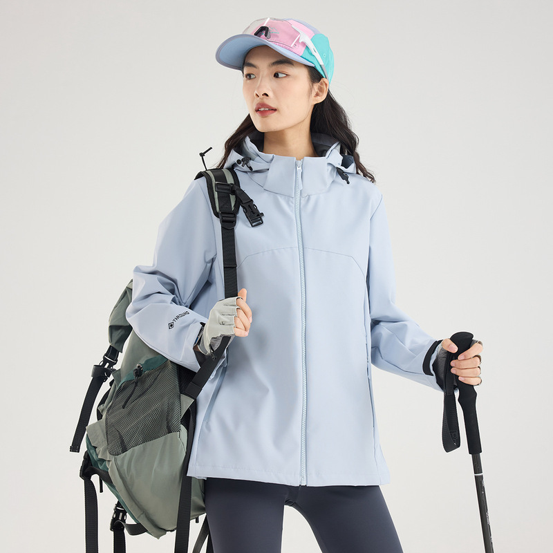 ソフトシェルジャケット 防風防水 アウトドア登山服 企業団体活動 作業服 ジャケット カスタムプリントロゴ|undefined