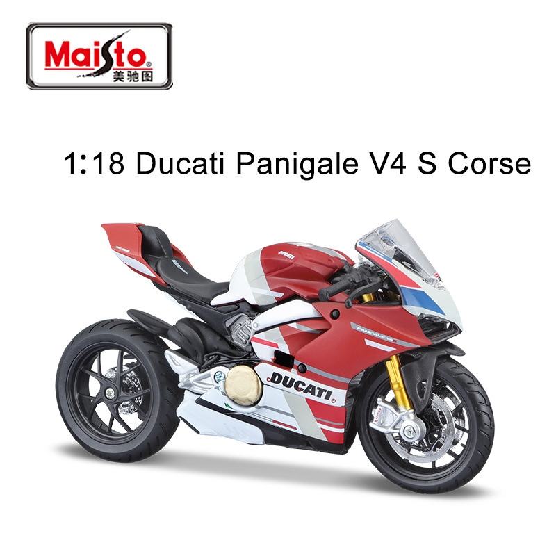 Maisto Meichi 1:18 motocicleta modelo Kawasaki Ducati BMW coche deportivo adorno artificial juguete de regalo