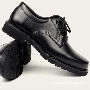 Steel-Toed Steel-Soled Workwear 4inch Military Hook Large-Toe Single Leather Shoes Men's Low-Top Casual Lace-Up Special Forces Business Standard