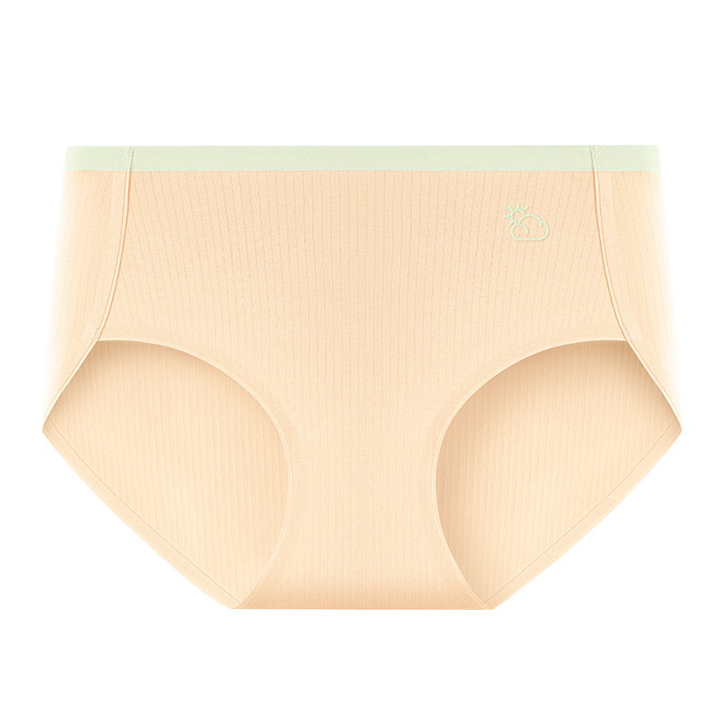 Sin costuras, alto elástico, cintura media, algodón de gran tamaño, bolso, clima de cadera, algodón puro 10A, entrepierna antibacteriana, entrepierna de algodón, calzoncillos para mujer