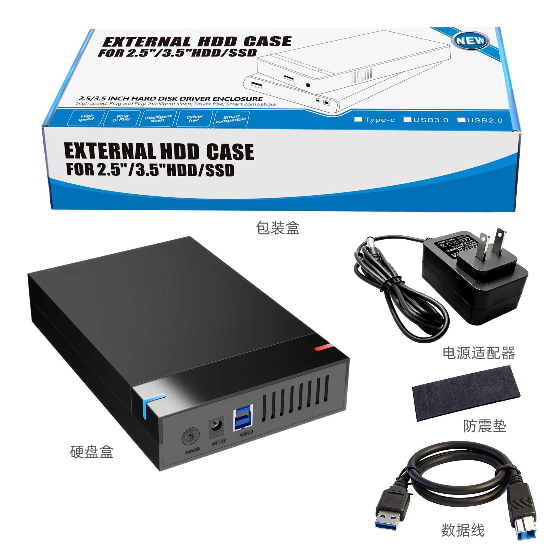 U35K30 noir américain standard alimentation