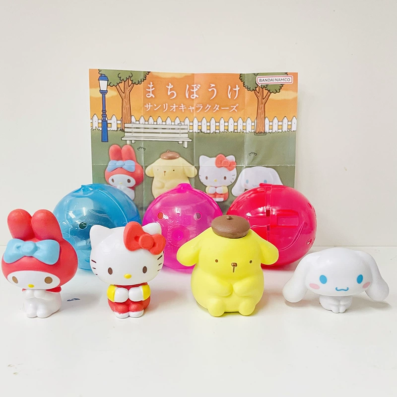 Фигурки-сидящие персонажи Sanrio гасяпоновые 4 вида