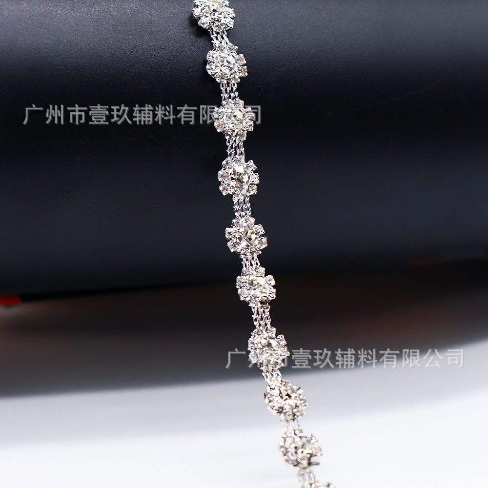 ABS perla de imitación, cadena de garras de diamantes de imitación, cinturón hecho a mano, cordones de zapatos de bricolaje, bolsos de mujer, accesorios de vestir, accesorios de joyería