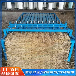 全自动多功能草帘机稻草蒲草秸秆编织机 工程防风草垫编草苫子机