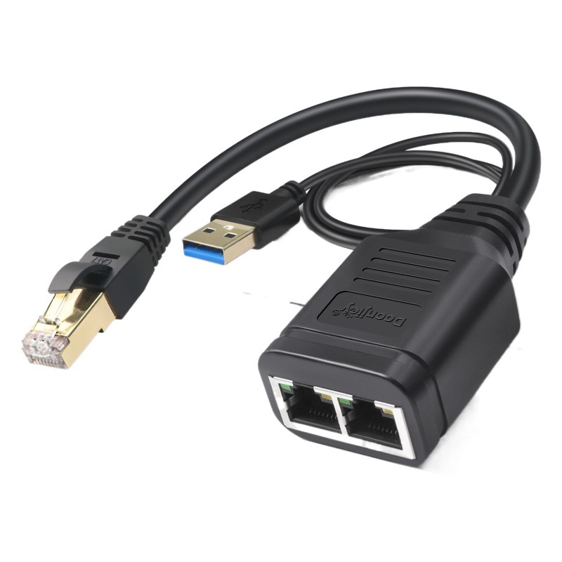 Tarjeta de red USB3.0 Gigabit Tarjeta de red Ethernet con cable 1000M usb a RJ45 Tarjeta de red Gigabit de unidad gratuita