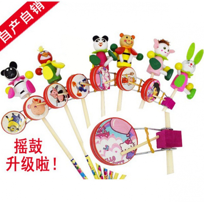 50개부터 시작하는 빨간 북 나무 흔들 북