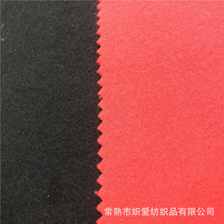 厂家供应新品 全涤单面绒 时尚卫衣服装面料
