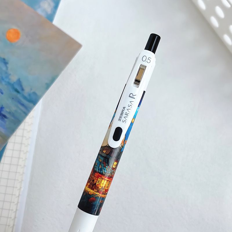 新しい ZEBRA ゼブラ JJ29 限定版ゴッホギフトボックスゲルペンプレスサンリオ DIY ステッカー水性ペン|undefined