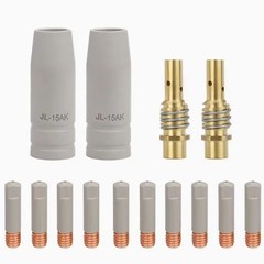 クロスボーダーMB15AKコーティング導電口0.81.01.2粘着しない15AKガス保溶接銃部品15AK保護カバー