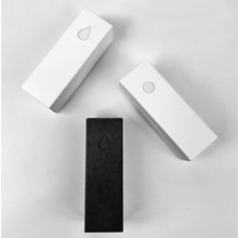 现货创意开口精油包装盒简约折叠香水通用款盒型可印特种纸定 做