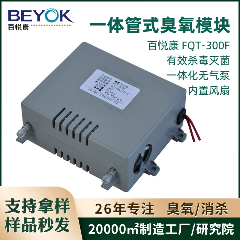 Baiyuekang FQT-300F Высокая стабильность с вентилятором 300-500 мг/ч Встроенный трубчатый озоновый модуль