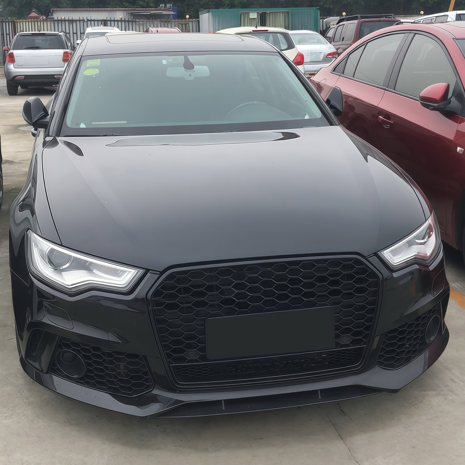 12-15 Models Suitable for Audi A6L Modification and Upgrade to Rs6 Body Kit, Front Bumper, Front Face, Front and Rear Bumper, Full Body Kit