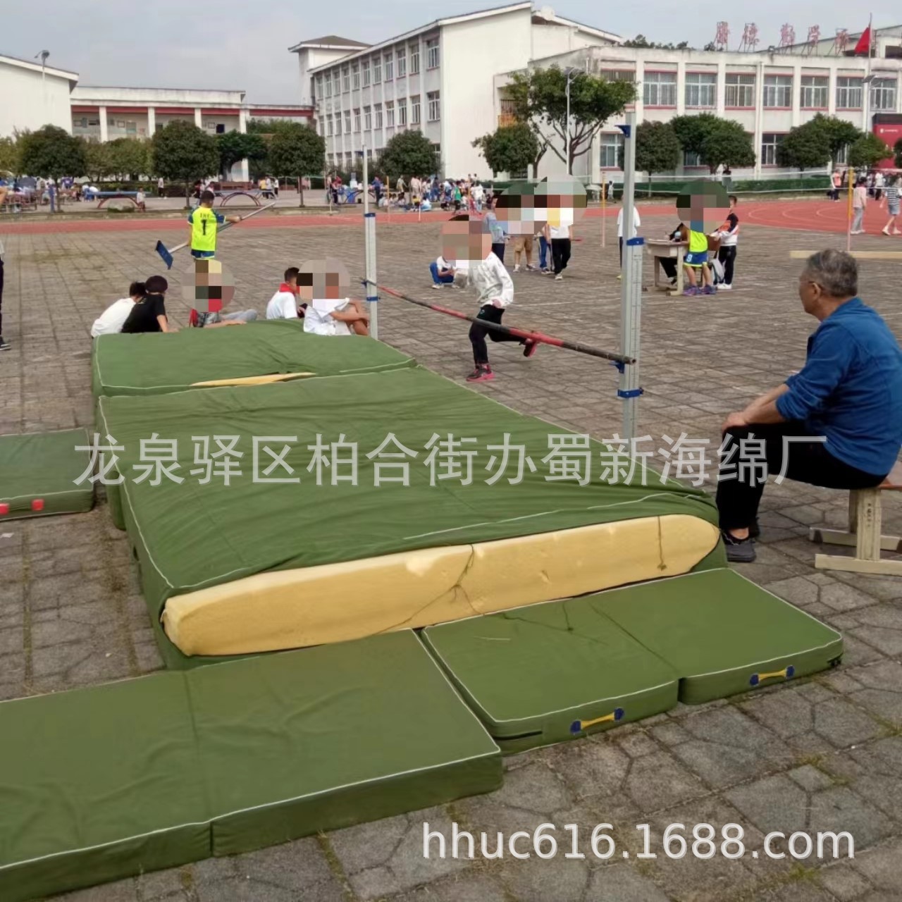 体操安全防护海绵垫/体育训练防撞海绵垫/跳高防摔聚氨酯海绵垫