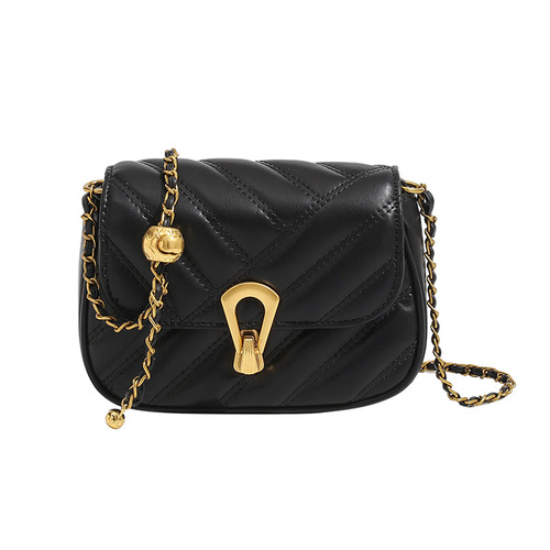 2024 New Style Small Fragrance Fresh Chain Small Square Bag Niche Design High-Quality Shoulder Bag Crossbody Bag