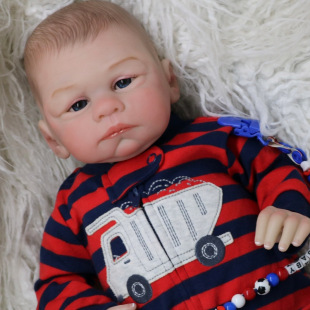 19inch Simulation Baby Reborn Doll Vinyl Supply Skin 3D Painting Cross-Border New Product Wholesale
