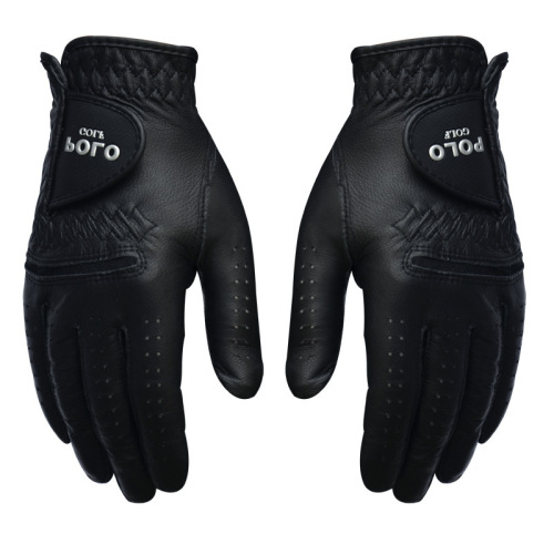 POLO GOLF Men's Golf Gloves - Breathable and Slip-Resistant Gloves, Dual-Handed Single Golf Gloves with Lambskin Material
