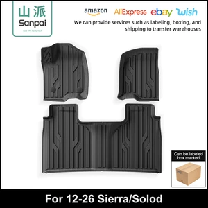 12-26 GMC Sierra, Chevrolet Silverado üçün TPE avtomobil döşəmələri