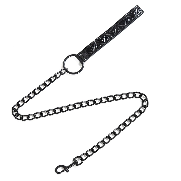 Black diamond pattern traction chain-black chain