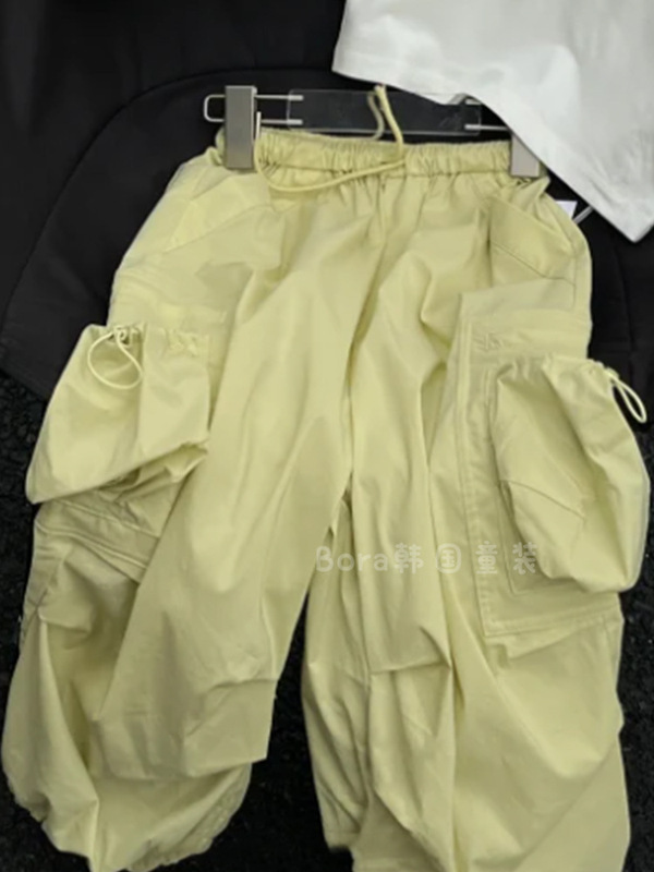 夏服の年中クリアランス、子供、男の子、女の子向けの新しい高コスパのベビーパンツ（返品不可・交換不可・レビューなし）|undefined