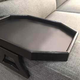 沙发角几边几竹木零食收纳现代简约沙发扶手托盘可折叠便携式竹制