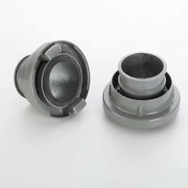 Fire hose coupling, 2-8 inch agricultural straight-flow water gun hose connector, fire hydrant internal-locking fitting accessory