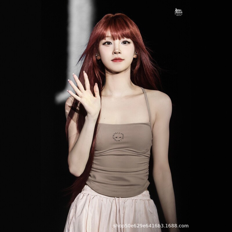 Song Yuqi's Same Style Slim-Fit Tank Top for Women, New Summer Beige Sports-Style Set, Casual Versatile Fashion