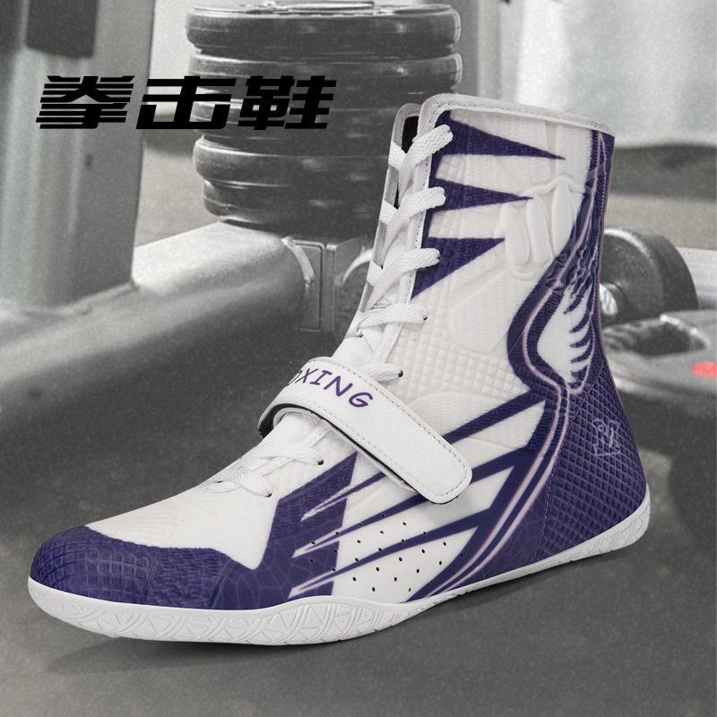 Cross-Border Boxing Shoes for Men, Professional Muay Thai Shoes, Sanda Training Shoes, Fighting Shoes, Free Fighting Shoes, Competition Wrestling Shoes