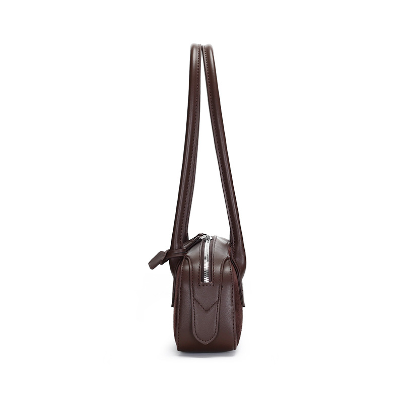 2025 New Niche French Baguette Bag Retro Elegant Underarm Bag Women's Shoulder Handbag Bgs - Thumbnail 4