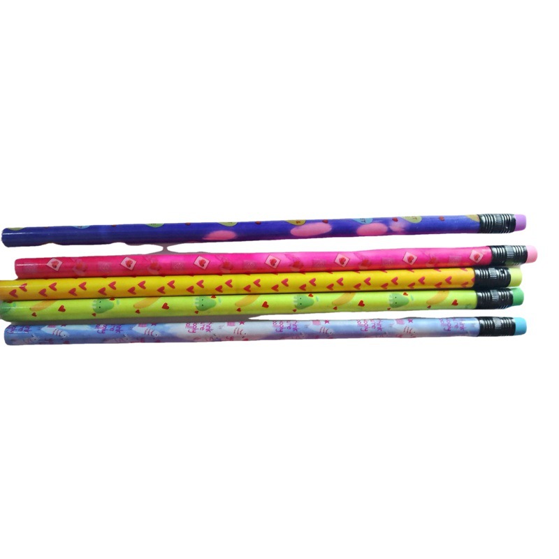 Lápiz de madera estudiante 2B serie de dibujos animados tema cambio de color lindo tipo Día de San Valentín tema cambio de temperatura detección Magic Pen