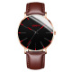 Red Needle Rose Gold Shell Brown Belt
