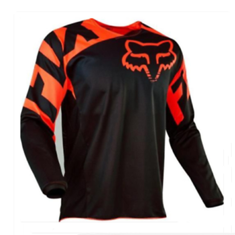 Cross-border Hot-selling Fox Head Downhill Suit Long-sleeved T-shirt Mountain Bike Cycling Suit Off-road Vehicle Racing Suit for Men Cross-border Hot-selling Fox Head Downhill Suit Long-sleeved T-shirt Mountain Bike Cycling Suit Off-road Vehicle Racing Suit for Men