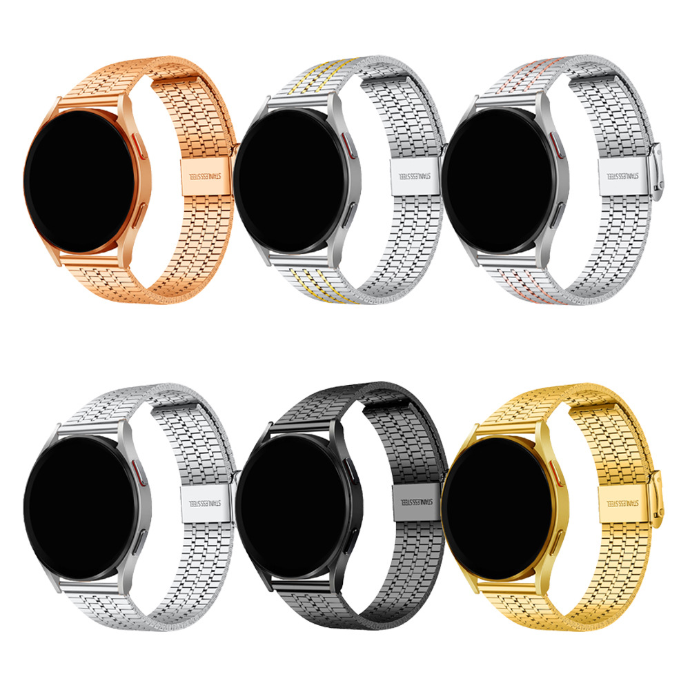 Adecuado para Huawei GT metal Samsung reloj Xiaomi Gloria Apple Applewatch liberación rápida correa de acero inoxidable