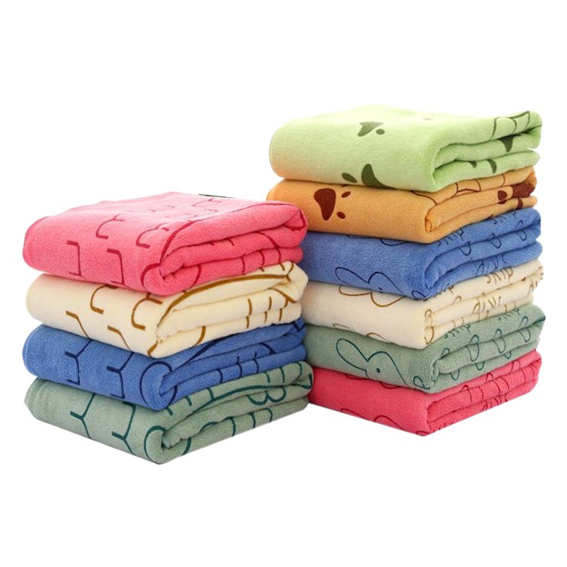Gaoyang towel bath towel wholesale cartoon children's bath towel absorbent quick-drying beach towel 70*140 adult household bath towel