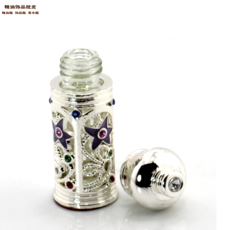精油饰品网3ml定制繁花圆柱款银色香水瓶4.jpg