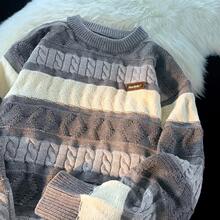 Q 39071 Striped Round Neck Sweater ����ë�� ����ѷŷ���羳��