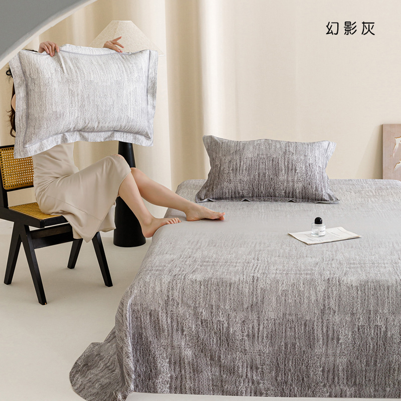 莱赛尔天丝竹纤维凉席三件套裸睡可机洗软凉席空调席轻奢高级
