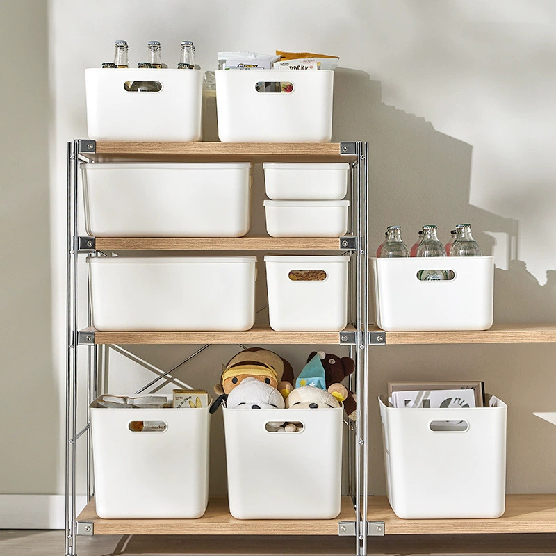 Plastic capacious storage box, toy, underwear, overall, storage system